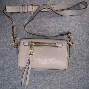 Gray Marc Jacobs shoulder purse
